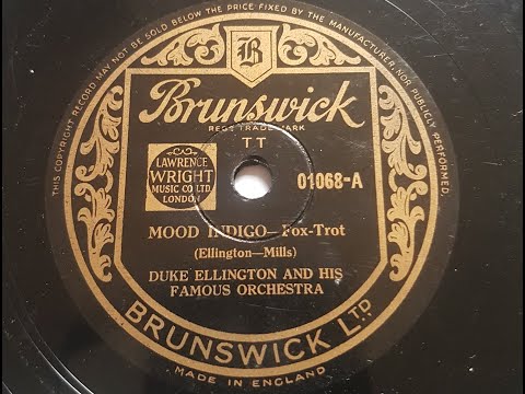 Duke Ellington and his Famous Orchestra 'Mood Indigo'  1930 78 rpm