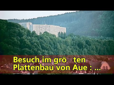 Besuch im größten Plattenbau von Aue : "Das ist eigentlich das Wohnmodell der Zukunft"