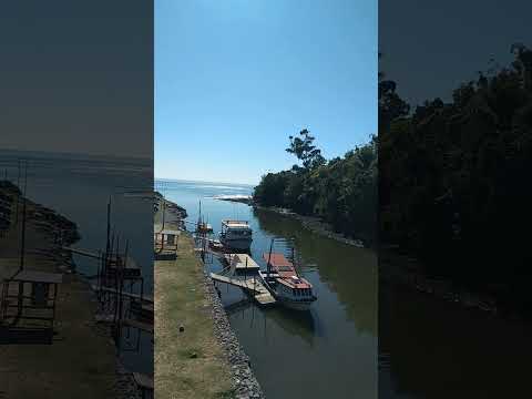 PONTE DE ITAJUBA NA BARRINHA EM BARRA VELHA SANTA CATARINA BRASIL