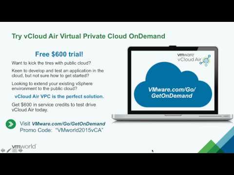 VMworld 2015: HBC4849 - vCloud Air: Getting Started with Hybrid Cloud
