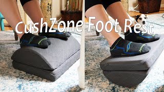 CushZone Foot Rest🌞Under Desk Hip Back Pain Relief👈