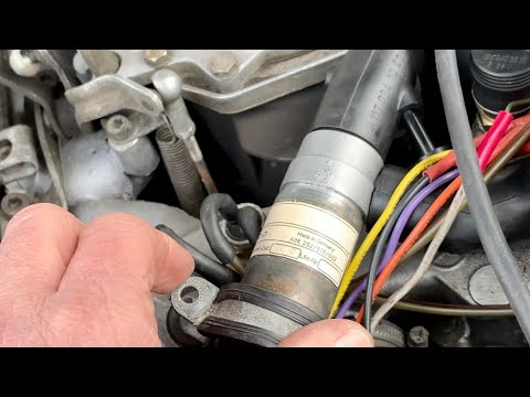 Mercedes W126 4.2&5.6L - actual test of modified idle speed air valve from tutorial video