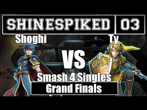 Shinespiked #3 - Ty (Link) VS Shoghi (Roy, Marth) SSB4 Grand Finals