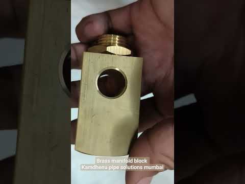Brighr brass manifold block, for oxygen, model name/number: ...