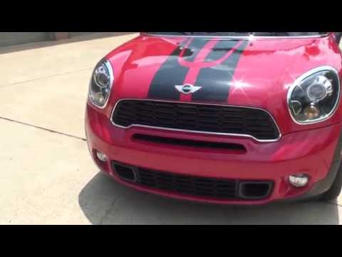 HD VIDEO 2012 MINI COOPER S COUNTRYMAN CHILI RED EDITION 6 SPEED USED FOR SALE SEE WWW SUNSETMOTORS