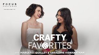 Margaret Qualley & Geraldine Viswanathan Cast of Drive-Away Dolls Chat Snacks | Crafty Favorites
