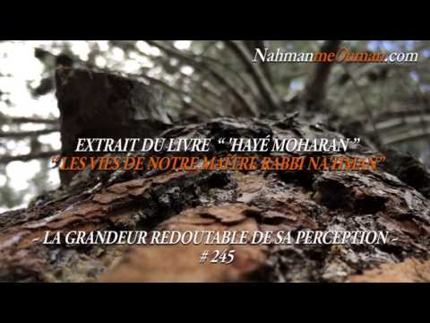 60 secondes pour te renforcer- ''Sa perception #245" - 'HAYÉ MOHARAN de RABBI NA'HMAN DE BRESLEV