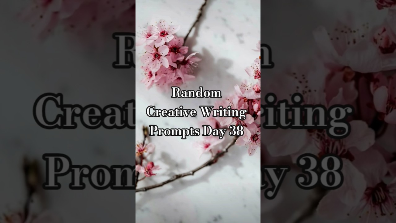 Random Creative Writing Prompts Day 38 S2 #creativewritingprompts #writingideas #writingprompts