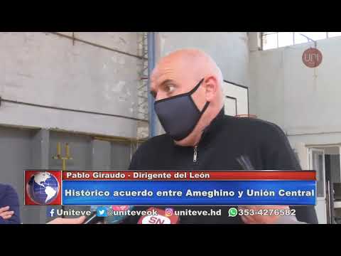 Acuerdo Ameghino y Unión Central   Nota con Pablo Giraudo