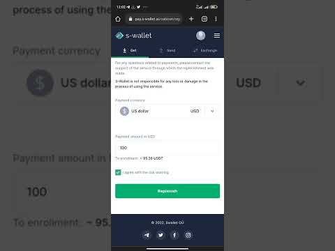A tutorial lesson on how to recharge your S Wallet with a Bank Card  #swallet