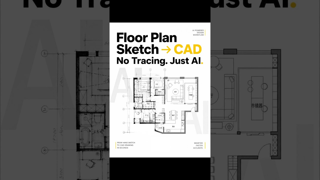 From Sketch to CAD Data in Seconds: The Power of AI Floor Plan Generators