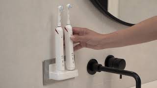 ProofVision PV11 In-Wall Electric Toothbrush Double Charger