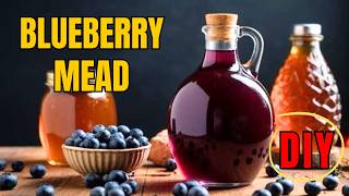 How To Make 7.4% Blueberry Mead, Hydromel, Melomel.