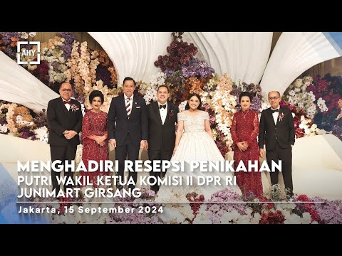 Kondangan Pernikahan Putri Wakil Ketua Komisi II DPR RI Junimart Girsang