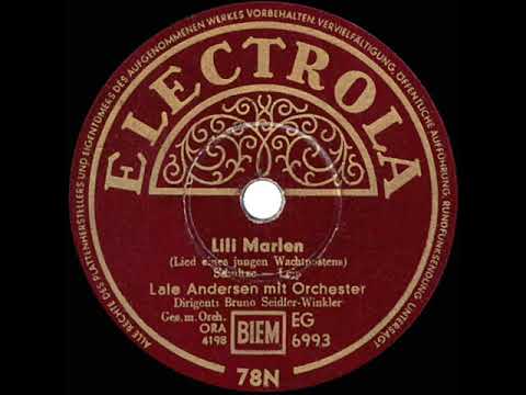 1939 Lale Andersen   Lili Marlene original German version