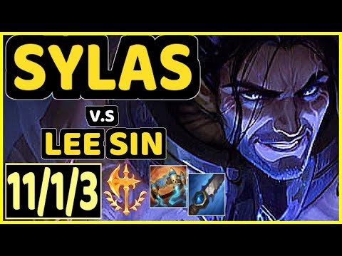 AKAADIAN (SYLAS) vs LEE SIN - 11/1/3 KDA JUNGLE CHALLENGER GAMEPLAY - NA