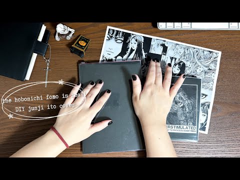 the hobonichi fomo is real ✮ diy junji ito cover