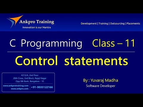 C language Class 11 Control statements Part 3 goto break nested if else if ladder