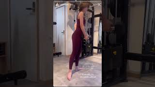 モデル TikToker 羽柴なつみ (@na0912mi) ジム トレーニング動画 #shorts