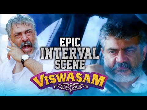 Viswasam Epic Interval Scene | Ajith Kumar | Nayanthara | Hindi Dubbed | Goldmines