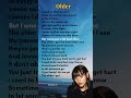 Older Lyrics Sasha Alex Sloan Lyrics Older Song