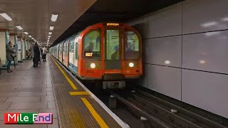 Mile End | Central - District - Hammersmith & City lines: London Underground ( 1992 - S7 Stock )