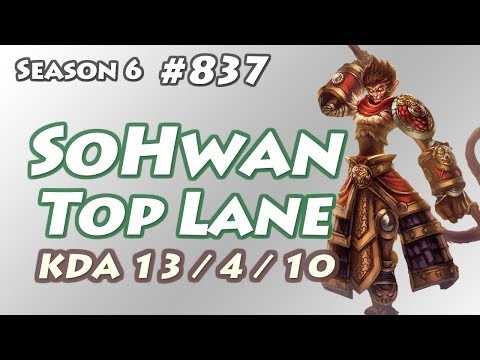 Jin Air SoHwan - Wukong vs Ekko - KR LOL Challenger 626LP