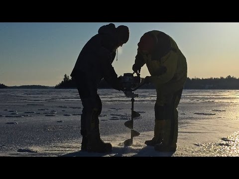 Winter Fishing At Winoga Lodge - A Sunset Country Adventure!
