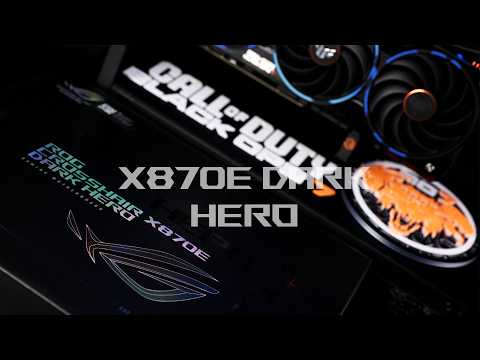 The New X870E ROG DARK HERO Brings the X870E Extreme to ATX : Unbox, Overview, Bios, Features, Build