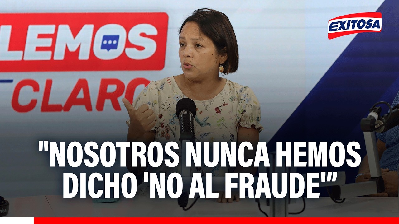 🔴🔵 "Nosotros nunca hemos dicho 'no al fraude': Lo que gritamos es que se respete la voluntad"