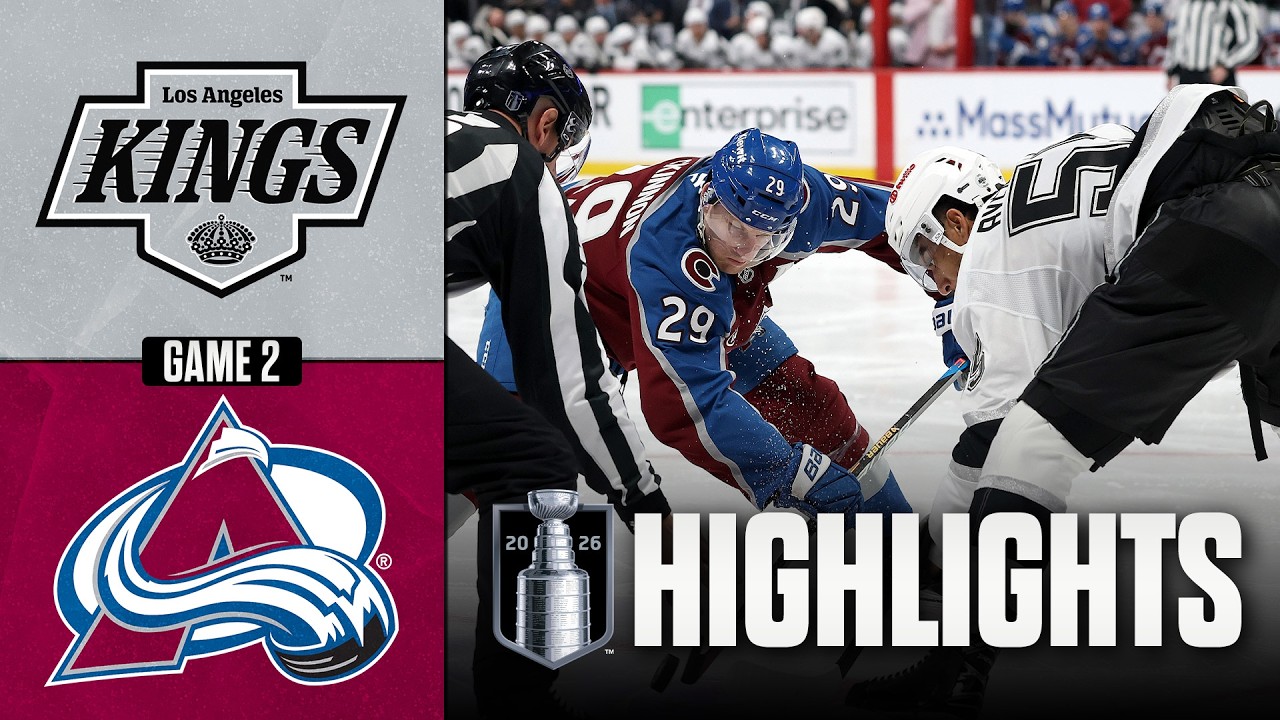 Kings vs. Avalanche | NHL Playoff Highlights | Gm 2 | April 21, 2026