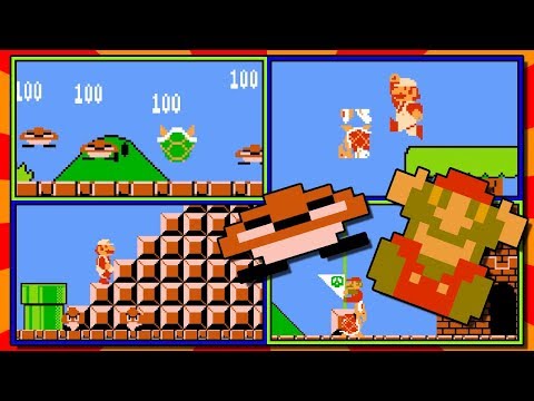 Super Mario Bros. Enemy Physics Randomizer! | Funny Enemies
