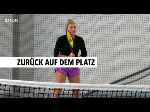 Tennistalent Nastasja Schunk trainiert wieder | RON TV