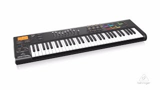 Video thumbnail for BEHRINGER MOTÖR 61 | Master Keyboard Controller by Behringer