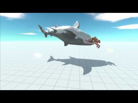 MUTANT MEGALODON vs EVERY UNIT - Animal Revolt Battle Simulator ARBS