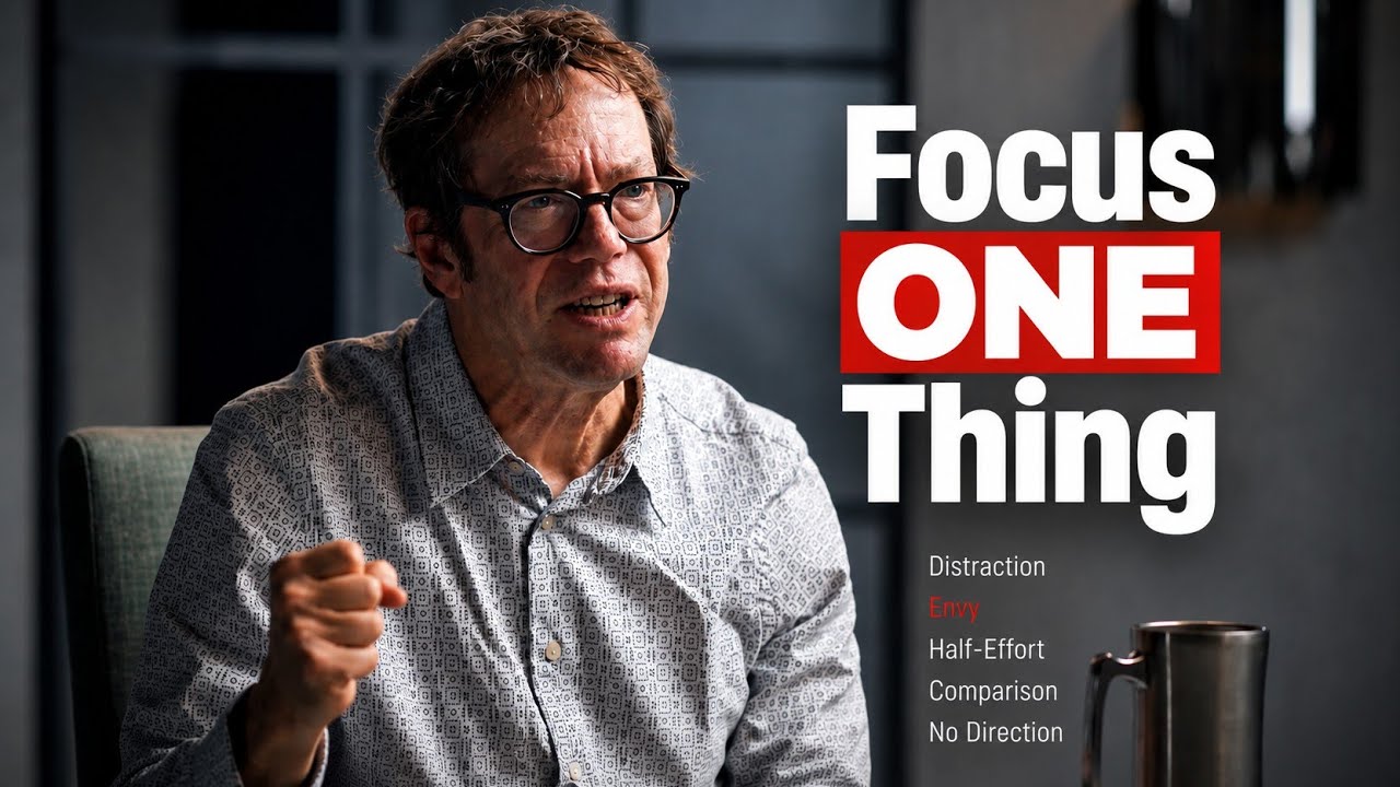Robert Greene: "If You Don't Focus On ONE Thing, You Will NEVER Be Successful" - YouTube video featuring the word sexy
