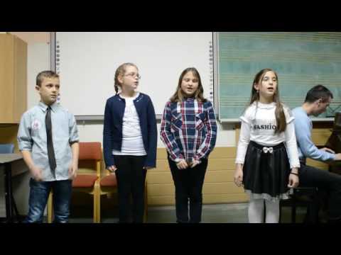 Javni čas učenika gitare OMŠ e u Vrbasu 23.12.2016. god