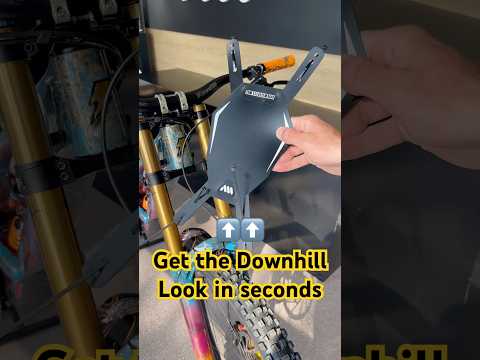 🛠️How to give your bike a Pro downhill look in a seconds🔥 #allmountainstyle #downhill