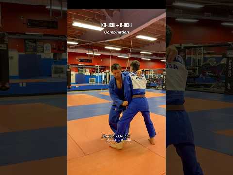 Ko-Uchi to O-Uchi-Gari | Judo Combination & Footwork Drill #judo #ouchigari #kouchigari #judocoach