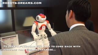 NAO Robot Bank Assistant in English