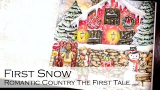 First Snow | Adult Coloring Book:  Romantic Country (First Tale) by Eriy