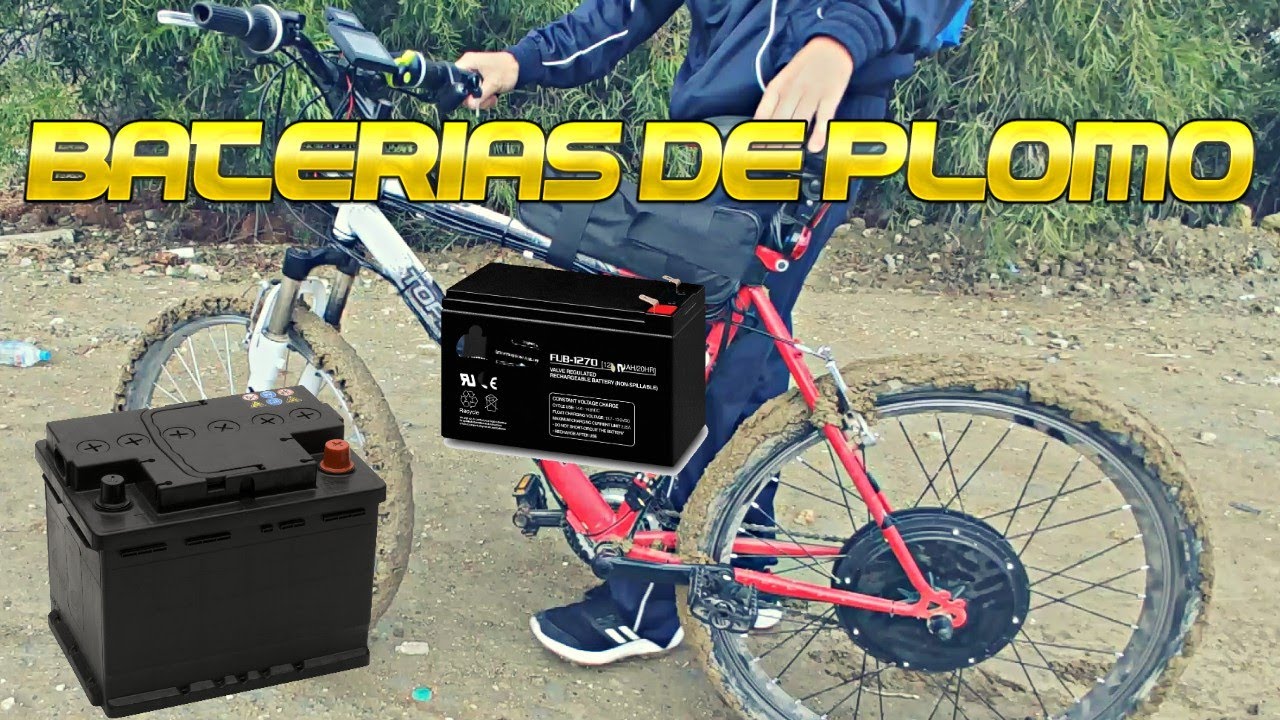 Batería Plomo VS Batería Litio | Conecto una batería de plomo de coche a una EBIKE