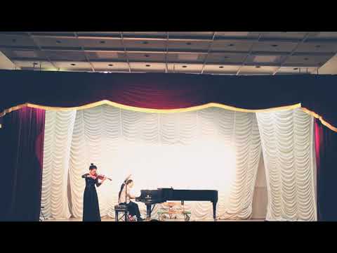 R.Schumann Violin and Piano Sonata 1, a-moll. 1,2,3 mov. /Pianist: EnkhAmgalan, Violinist: Nomujin/