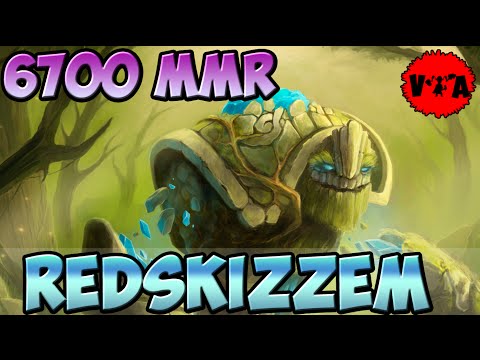 Dota 2 - ReDSkiZZeM 6700 MMR Plays Tiny vol #1 - Ranked Match