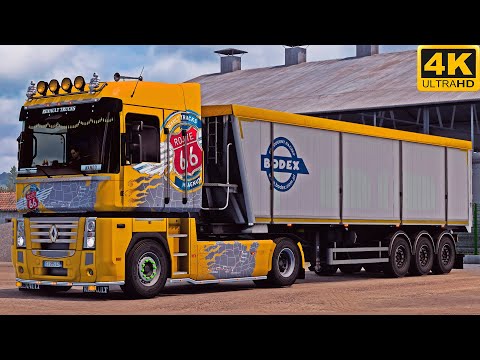 [G29] ETS2 (4K 60FPS) | GRAND UTOPIA | RENAULT MAGNUM 480 | SAINTE-AGNÉS - ILIFFE
