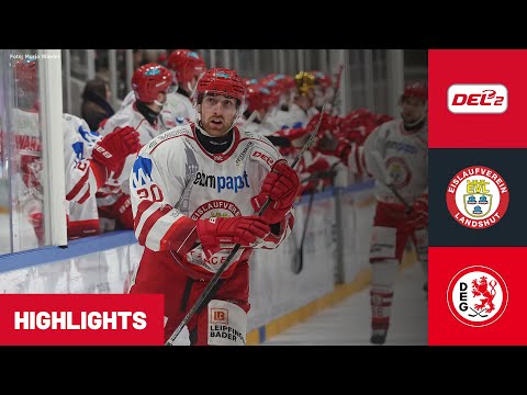 DEL2: EV Landshut vs. Düsseldorfer EG | Highlights