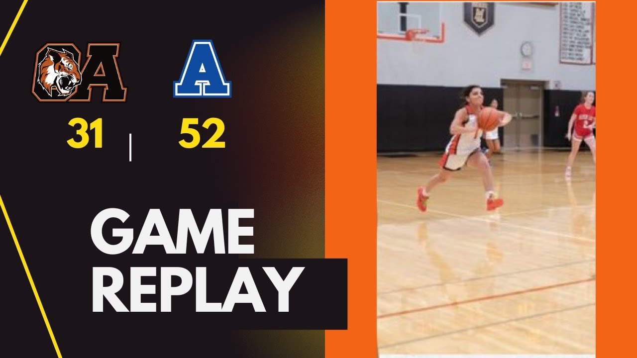 OA Girls Basketball vs Attleboro 1/07/25