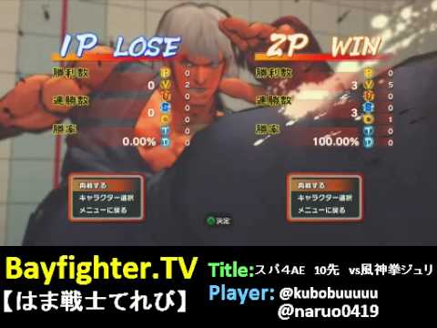 Super Street Fighter 4 AE 2012 BayFighter.Tv Kubobu Ru) vs Naruo + Ranking matches