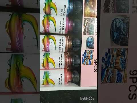 Multicolor Epoxy Pigment Mica Powder, Packaging Size: 10.5 X 5 CM