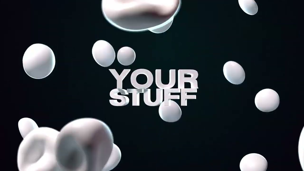 Bubbles Logo Revealer Alembic 3D Model